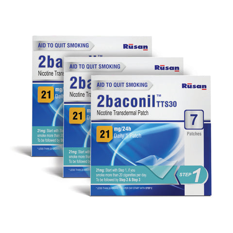 2baconil Nicotine Patch 21mg <br> (Pack of 3)