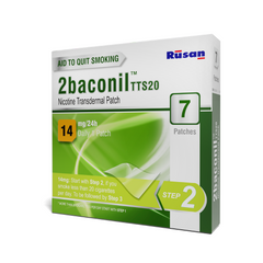 2baconil Nicotine Patch 14mg  <br> (Pack of 4) 1 month therapy