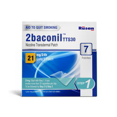 2baconil Nicotine Patch <br> (3 months therapy) for more than 20 cigarettes / day