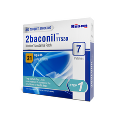 2baconil Nicotine Patch 21mg <br> (Pack of 4) 1 month therapy