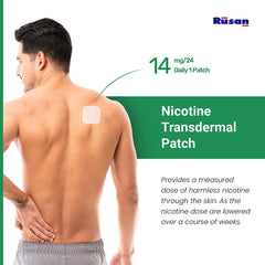 2baconil Nicotine Patch 14mg  <br> (Pack of 4) 1 month therapy